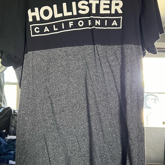 Hollister ombré black & grey soft graphic T-shirt - Picture 5 of 6